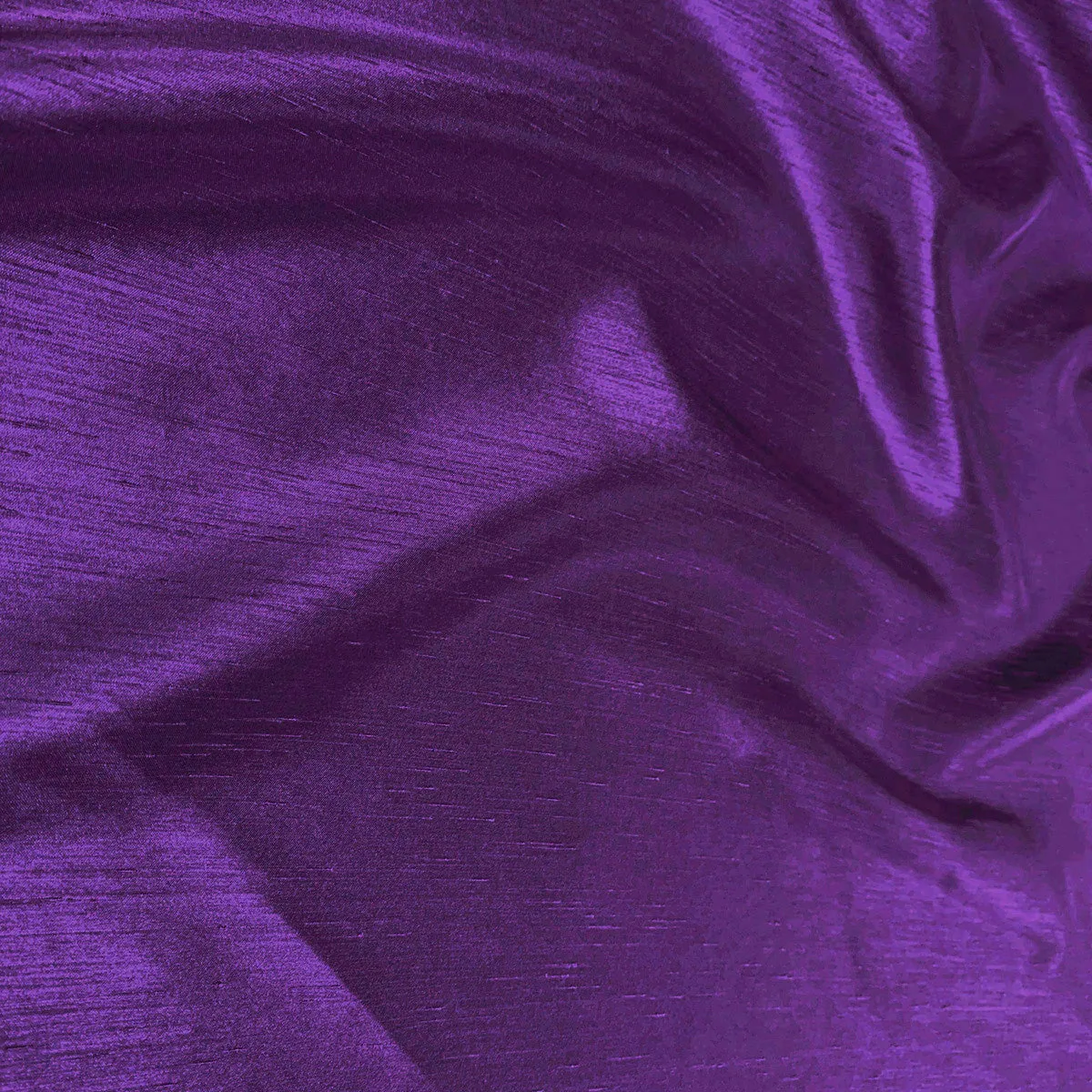 1pc - Shantung Satin (Reversible) Table Linen 132" Round - Purple