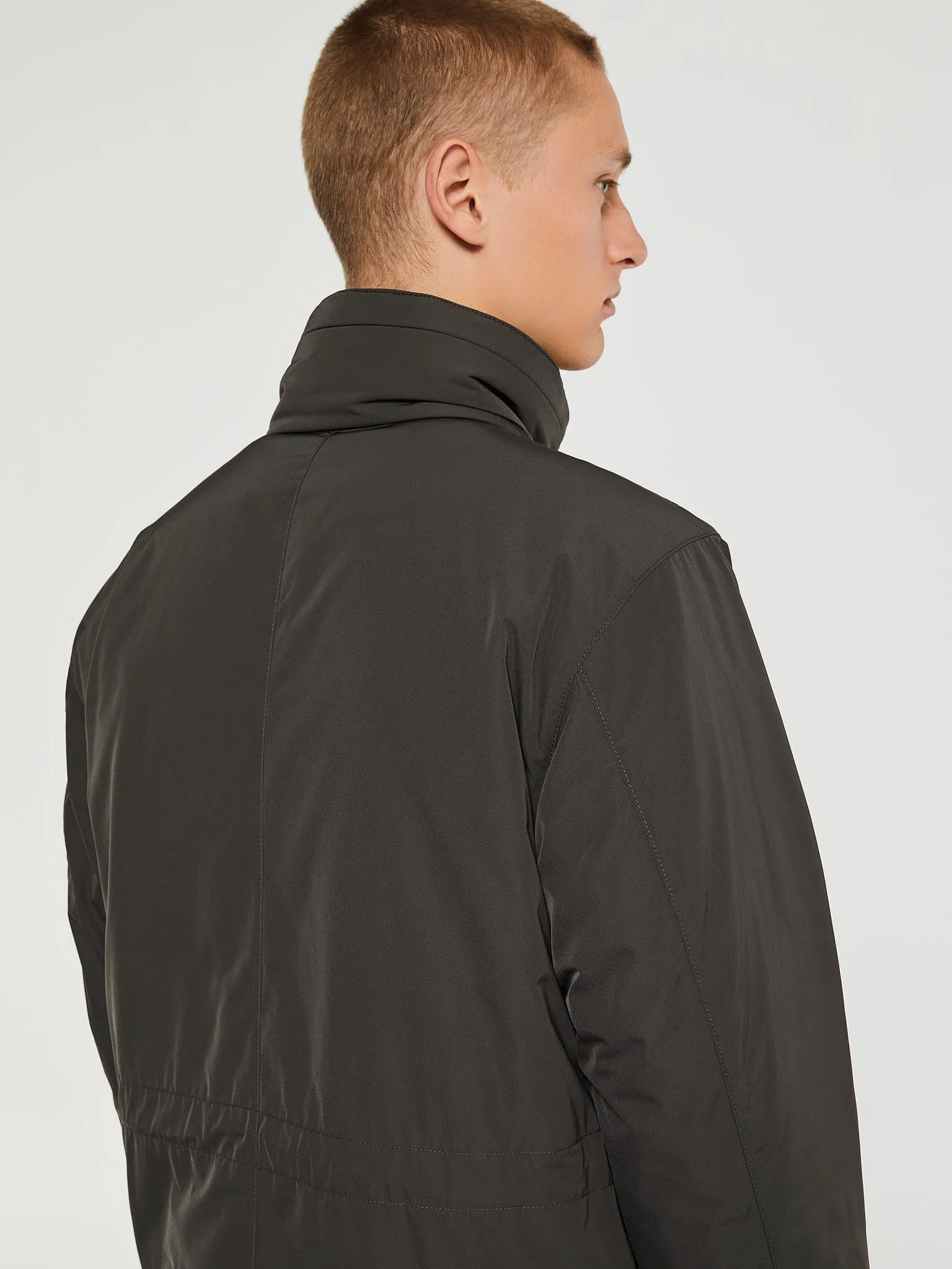 43626 Giubbotto Jacket in Charcoal