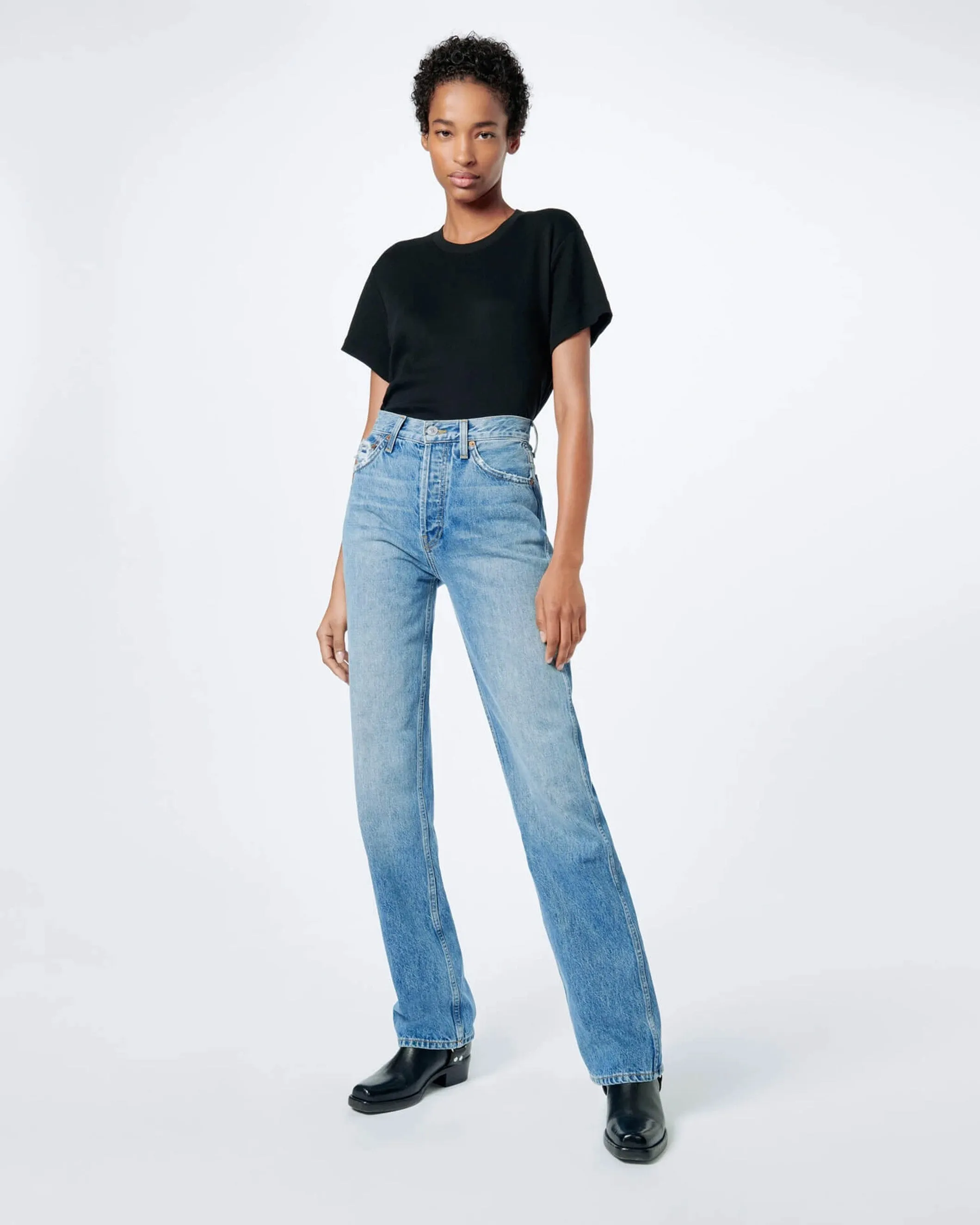 90's High Rise Loose - Rigid