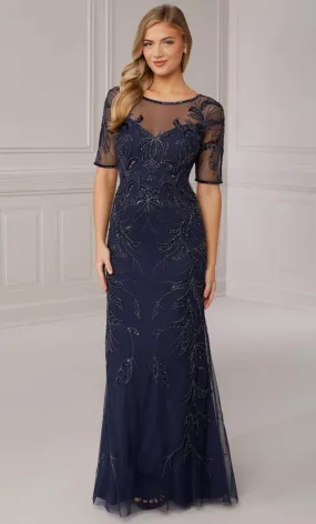 Adrianna Papell Platinum 40421 - Long Sheath Gown
