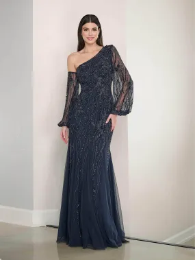 Adrianna Papell Platinum 40464 - Beaded Long Dress