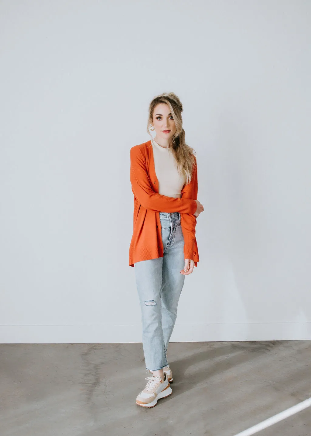 Alecia Button Front Cardigan