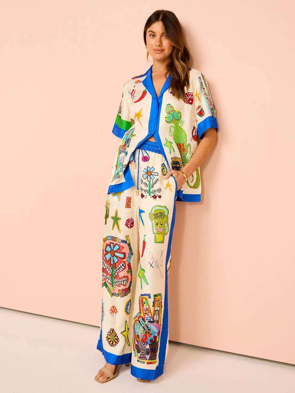 Alemais Rollers Pant in Multi