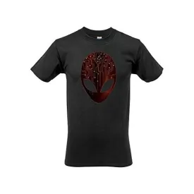 Alienware Arena Red Circuitry Gaming Gear T-shirt, Size : L