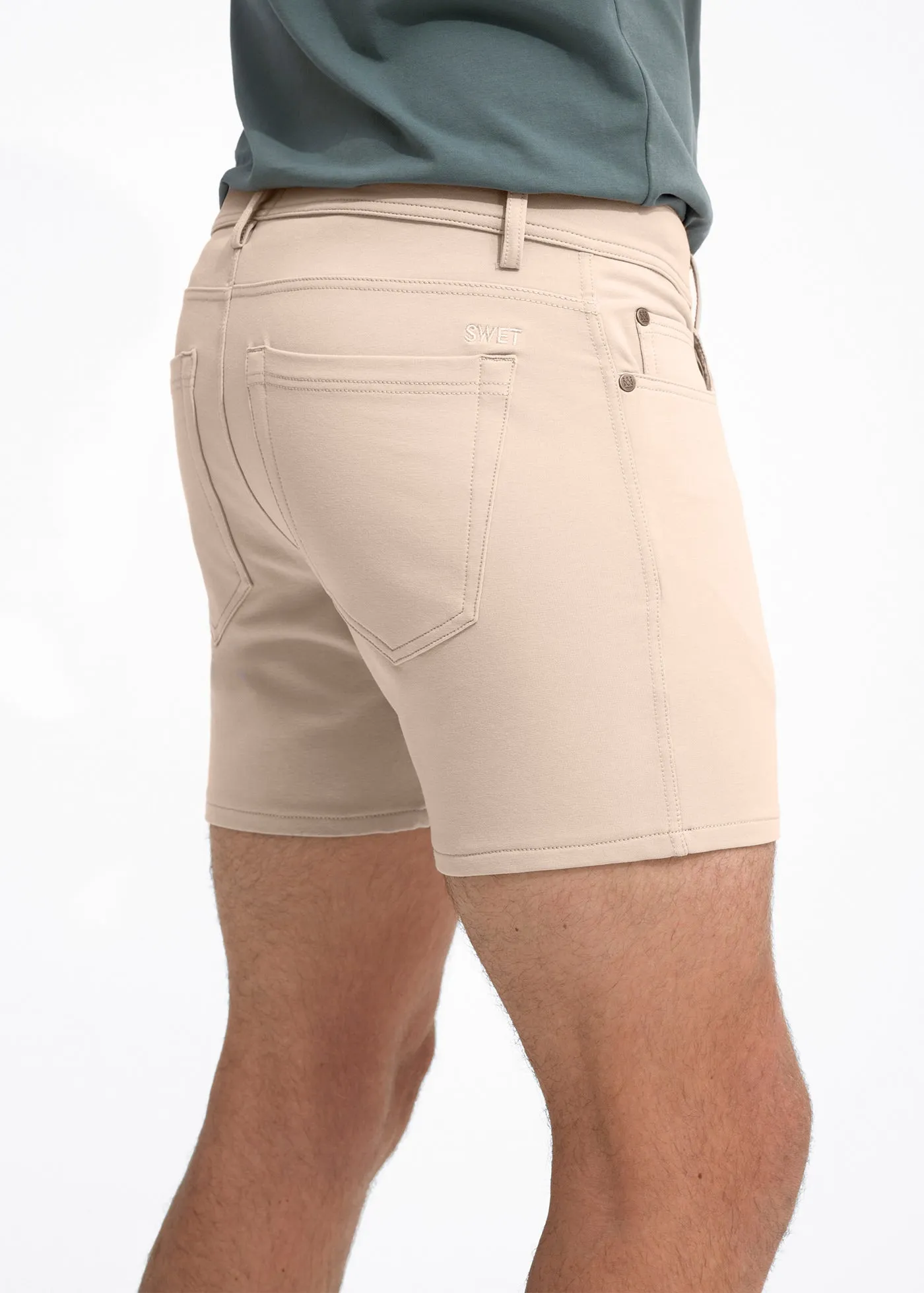 All-In 5" Shorts | Deeper Stone