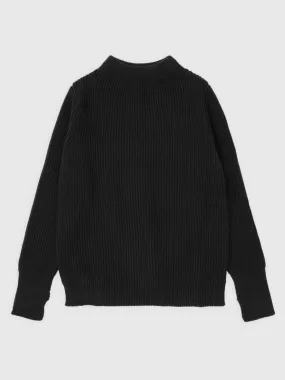 Andersen-Andersen, Navy Crewneck, Black