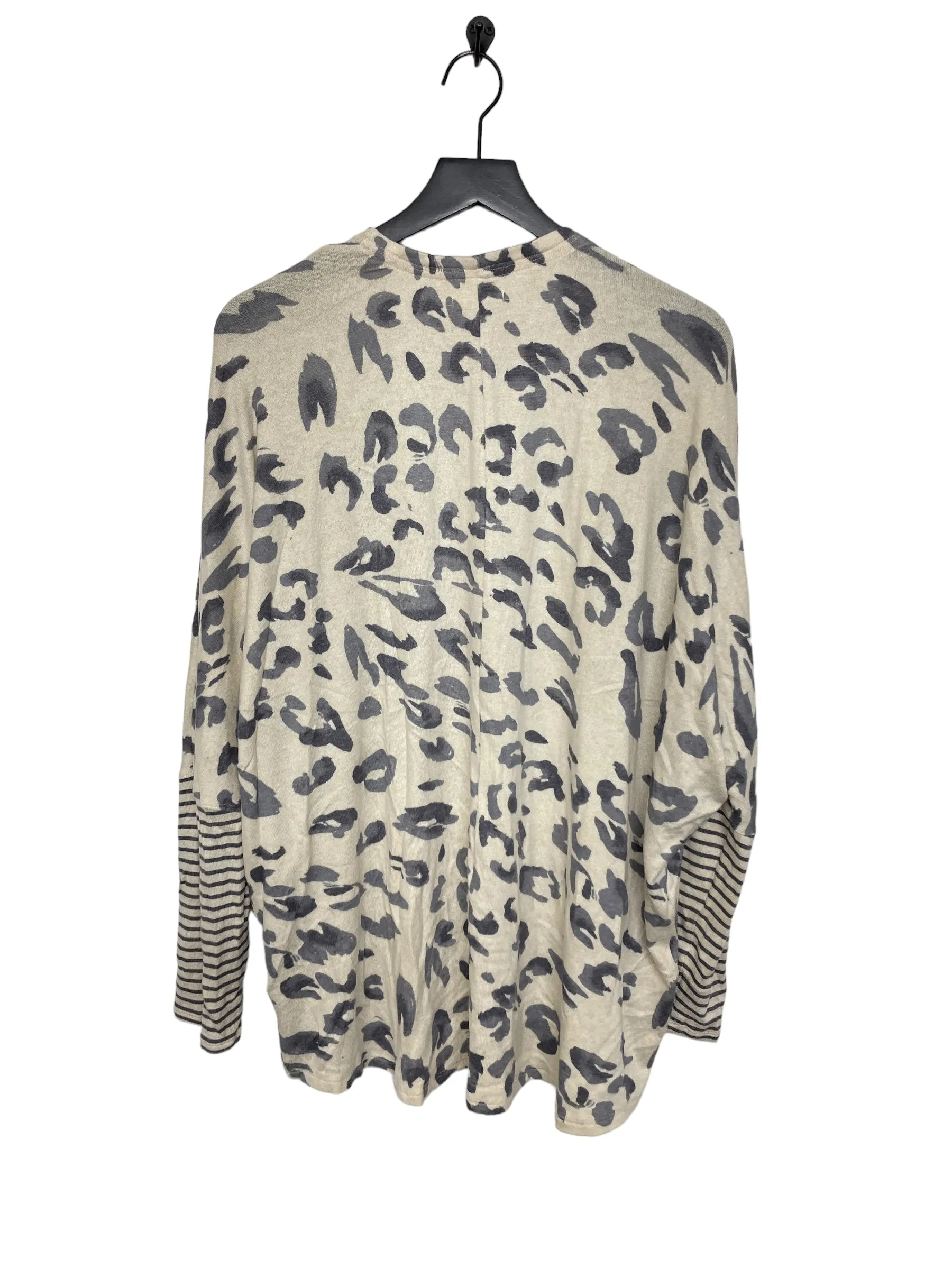 Animal Print Sweater Cardigan Maurices O, Size Xl