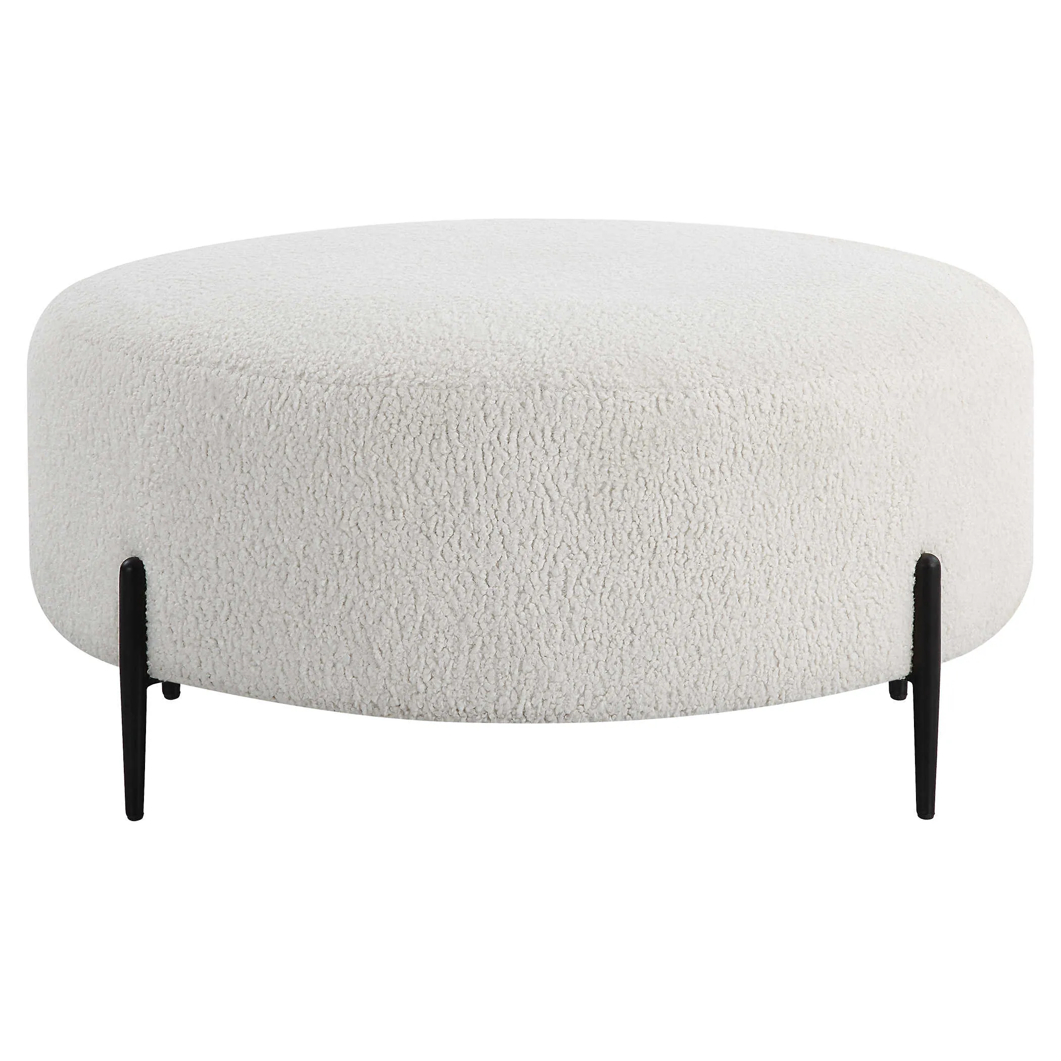 Arlay Faux Shearling Ottoman