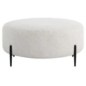Arlay Faux Shearling Ottoman