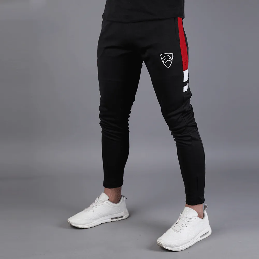 Black Hawk Series With Red Panel And White Stripes