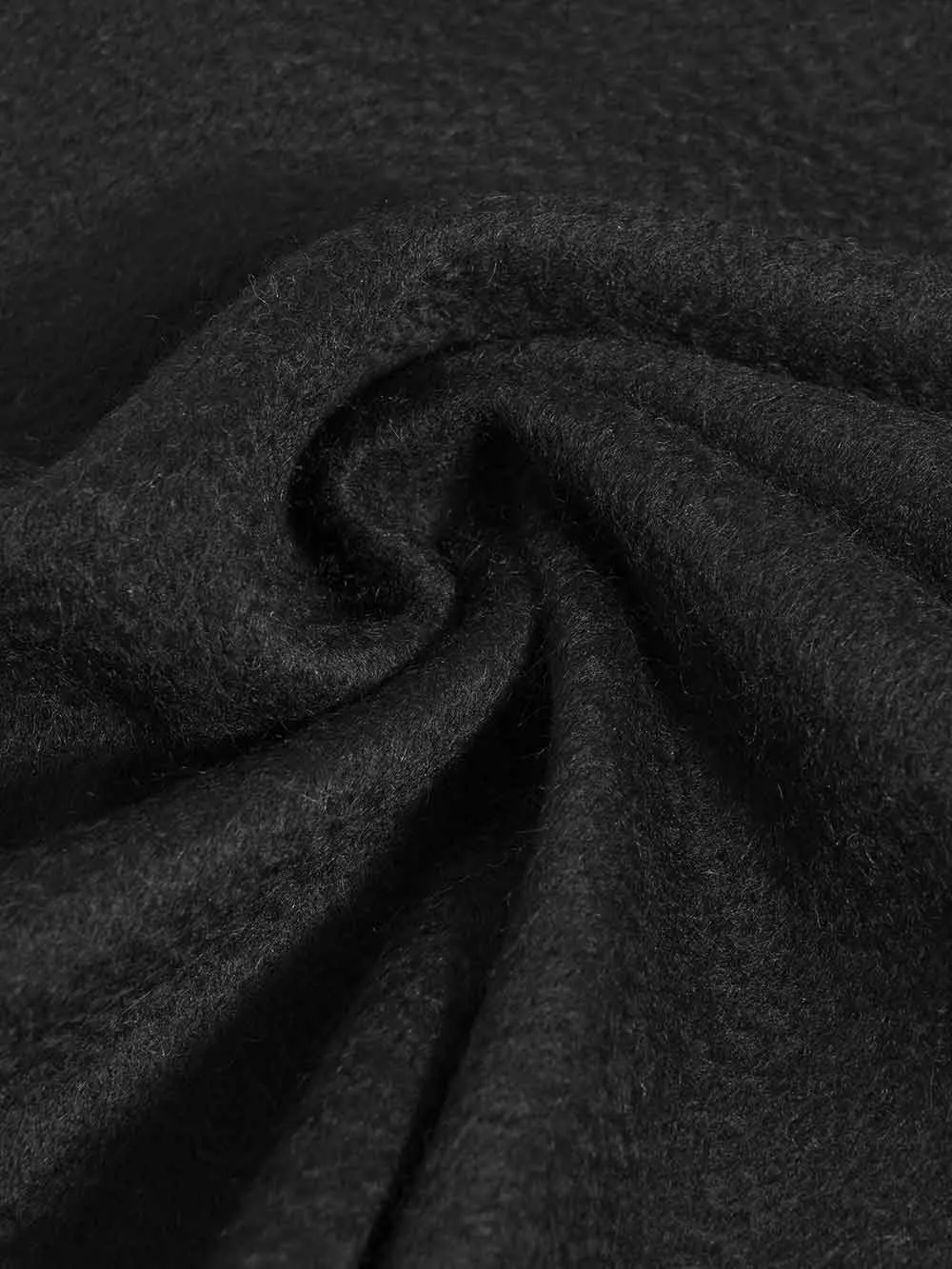 Black Mens Cashmere Scarf