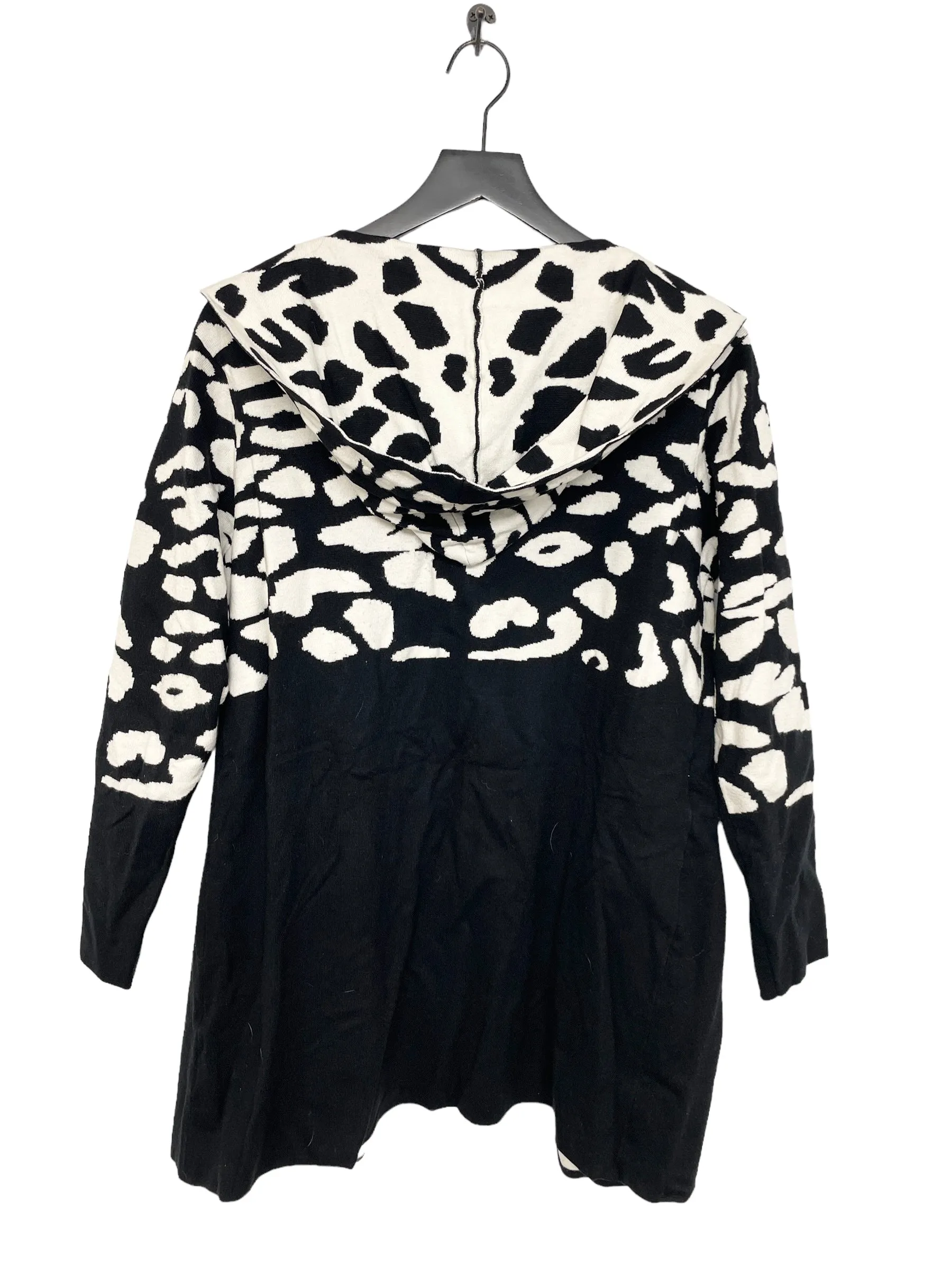 Black White Sweater Cardigan Ethyl, Size M