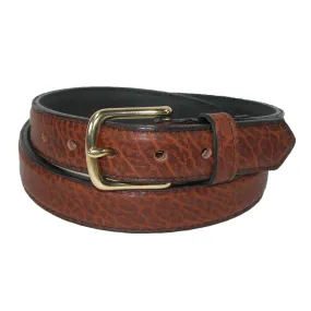 Boston Leather Men's Big & Tall Bison Leather Belt