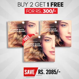Buy 2 Get 1 Free ( Luster Hair Capsule Mask - 7 Capsules )