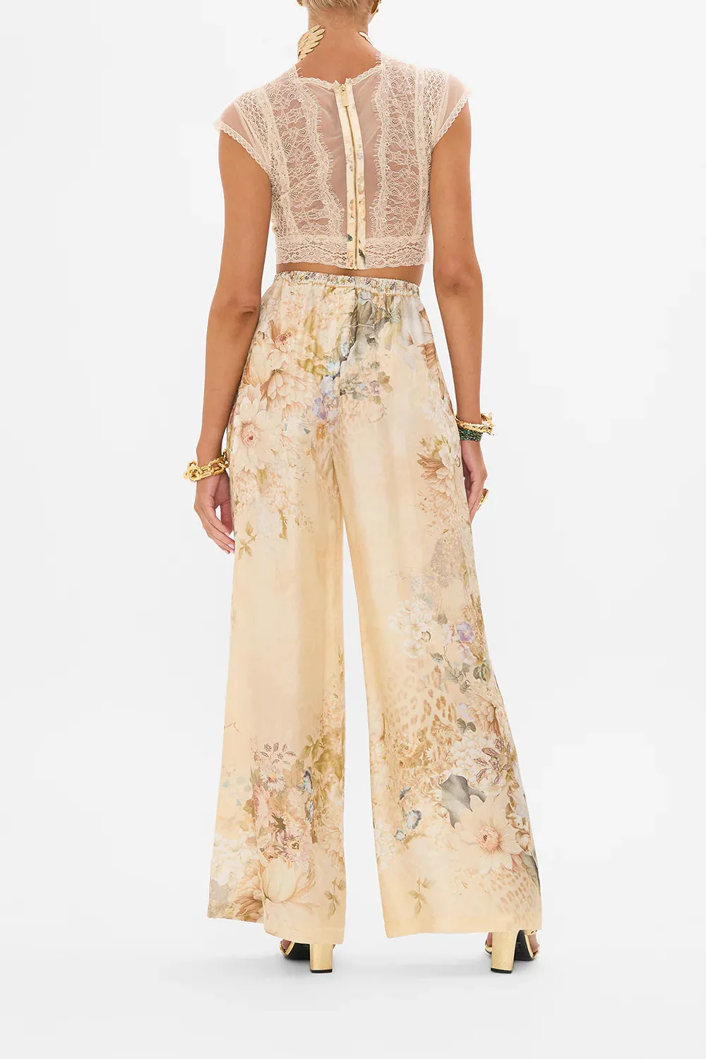 Camilla Minimal Wide Leg Pant - Adorned In Antiquity