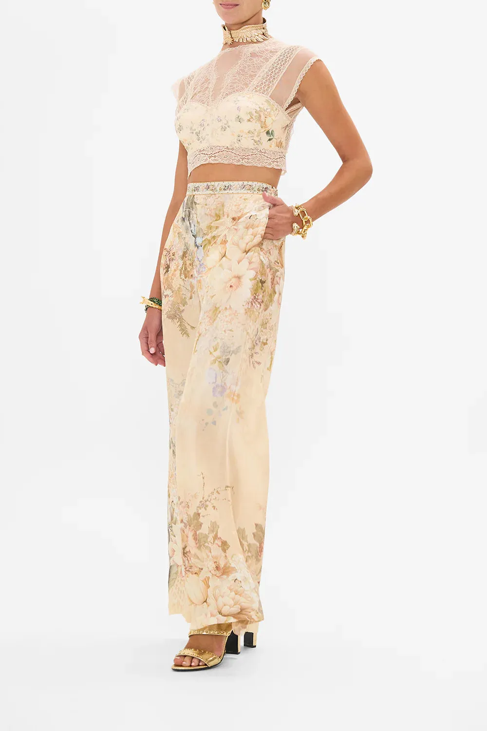 Camilla Minimal Wide Leg Pant - Adorned In Antiquity