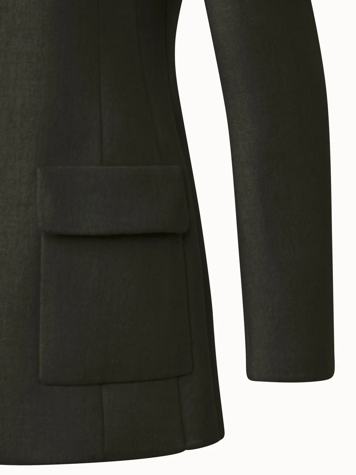 Cashmere Double-Face Long Jacket