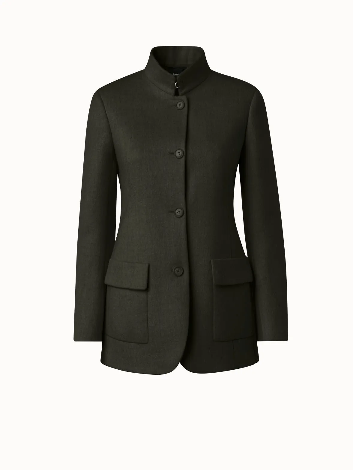 Cashmere Double-Face Long Jacket