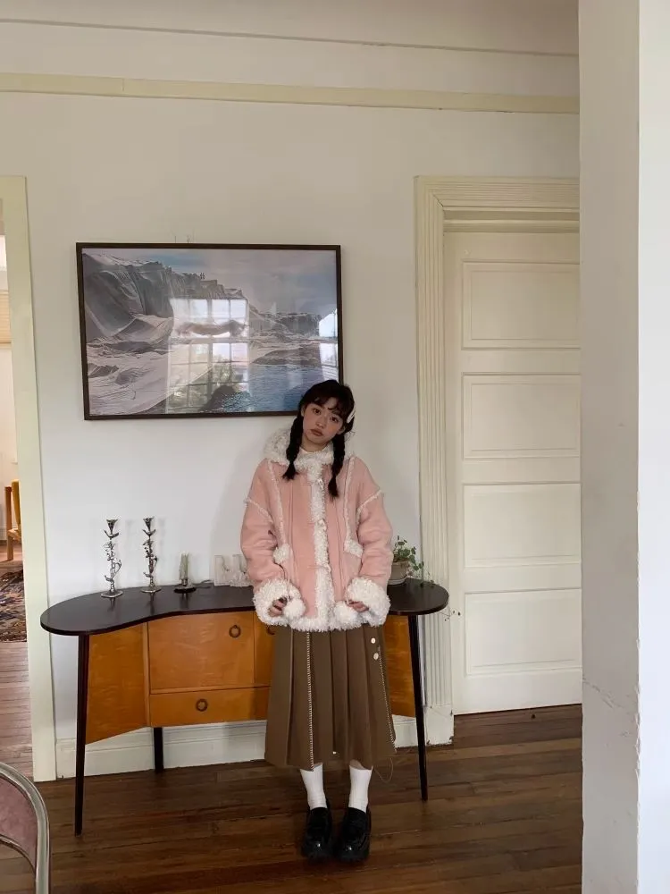 Cashmere rolled fur one short jacket【s0000005882】