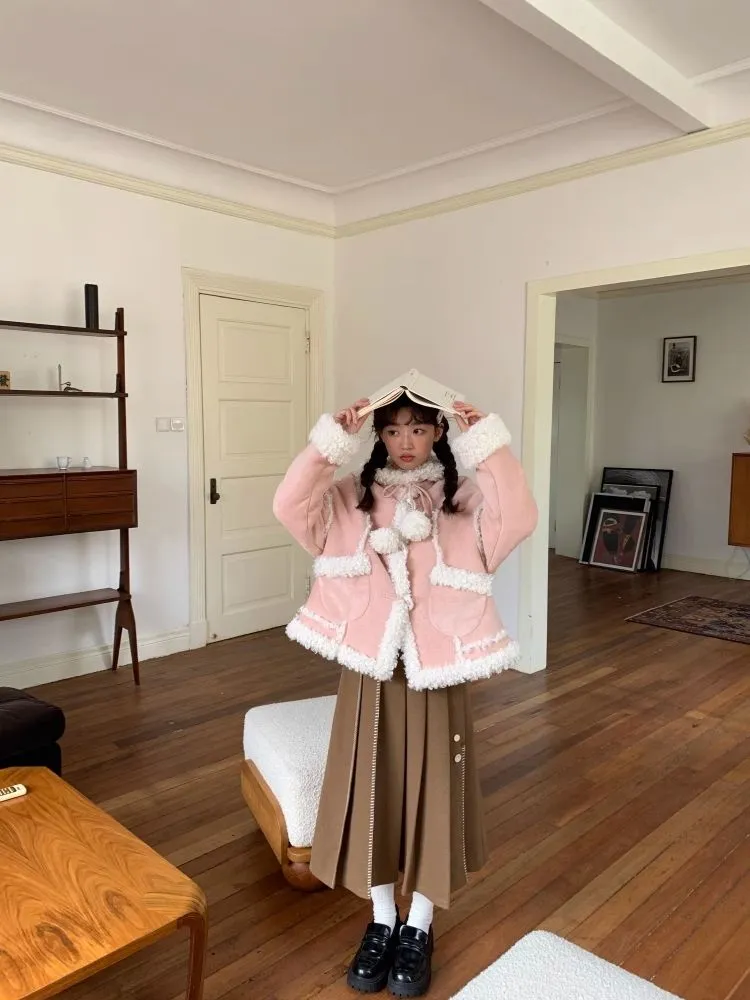 Cashmere rolled fur one short jacket【s0000005882】