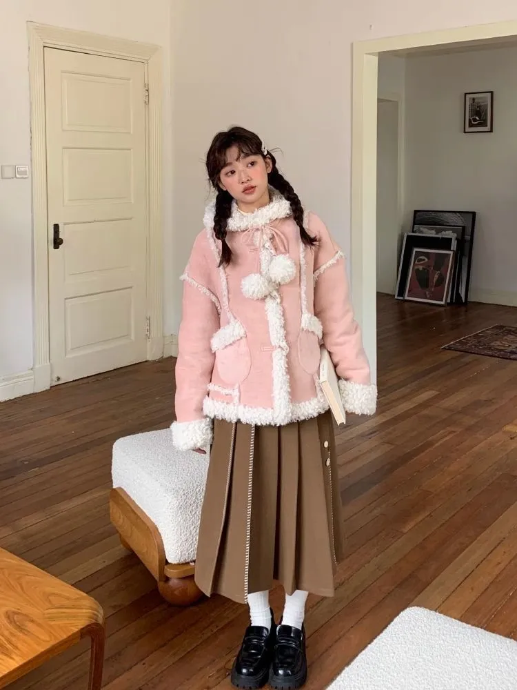 Cashmere rolled fur one short jacket【s0000005882】