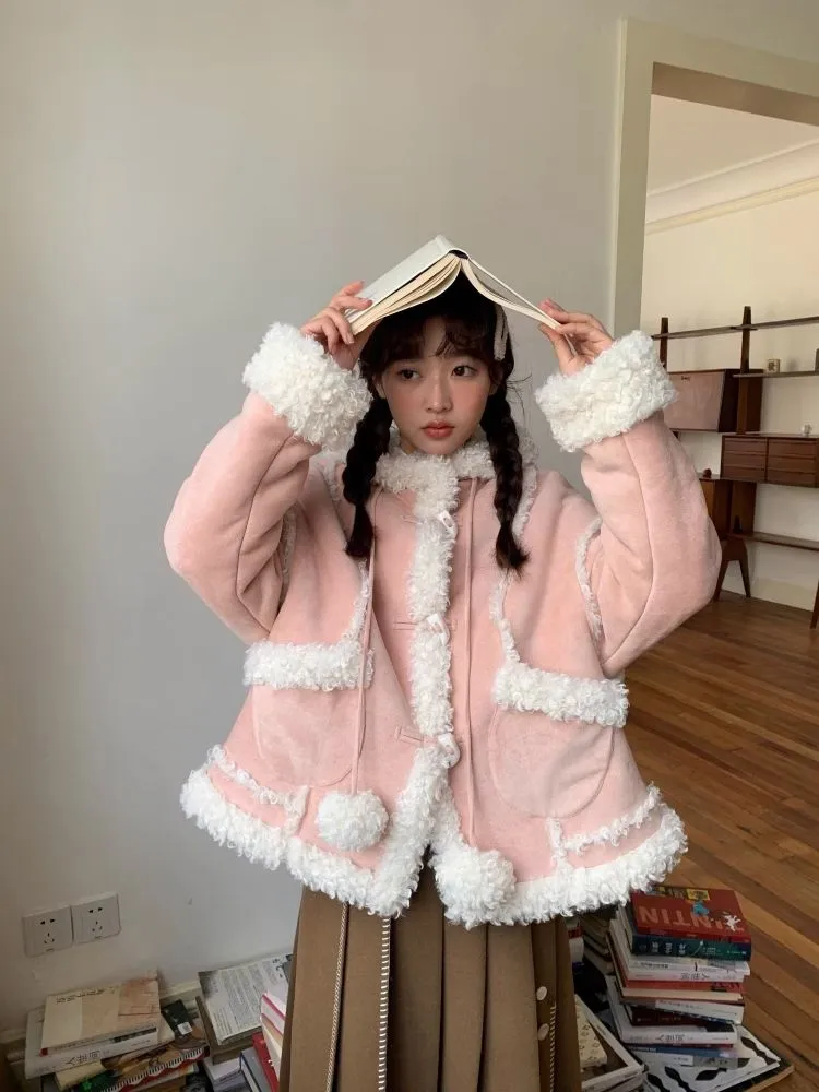 Cashmere rolled fur one short jacket【s0000005882】
