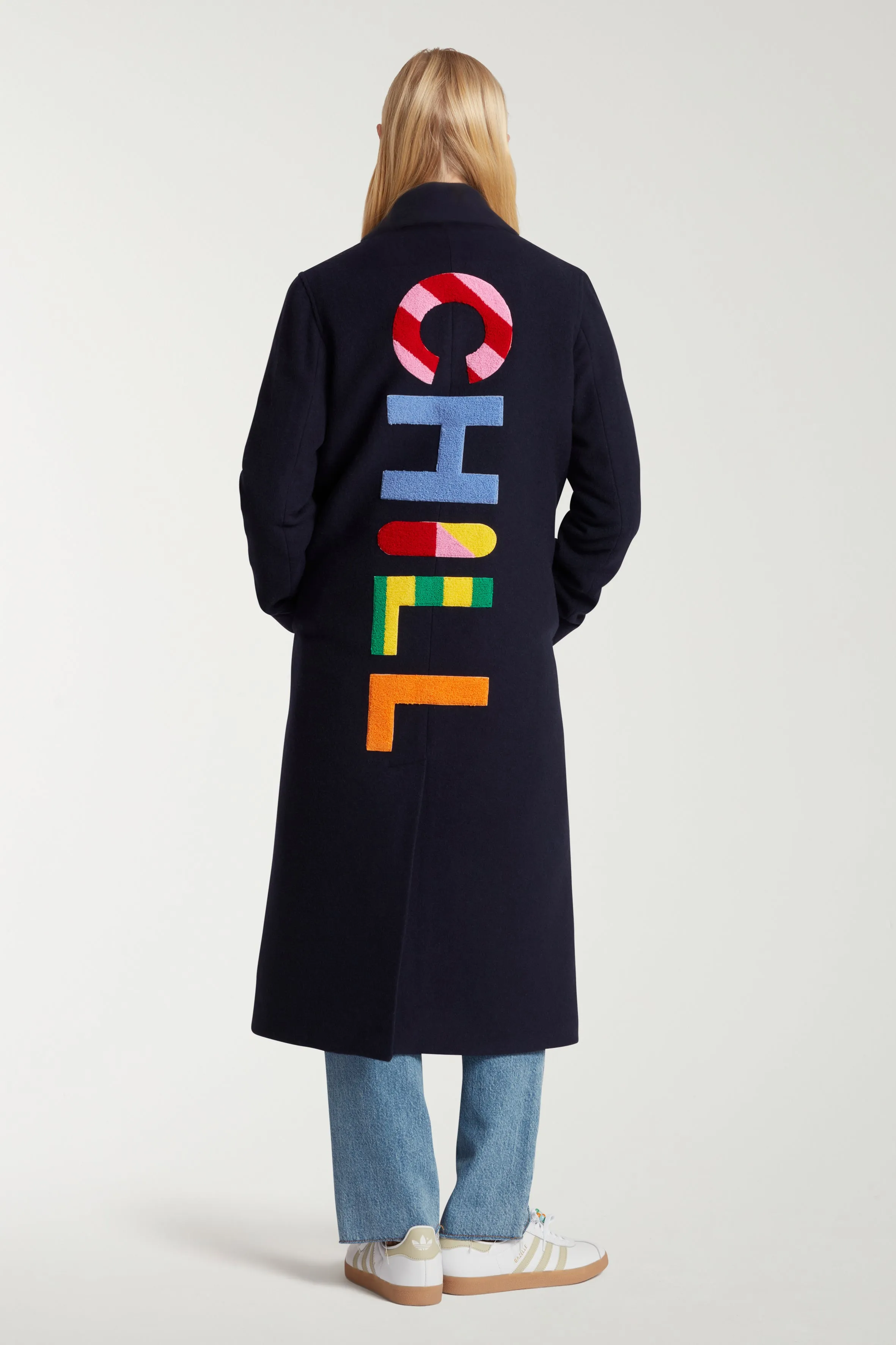 Chill Pill Double-Breasted Coat