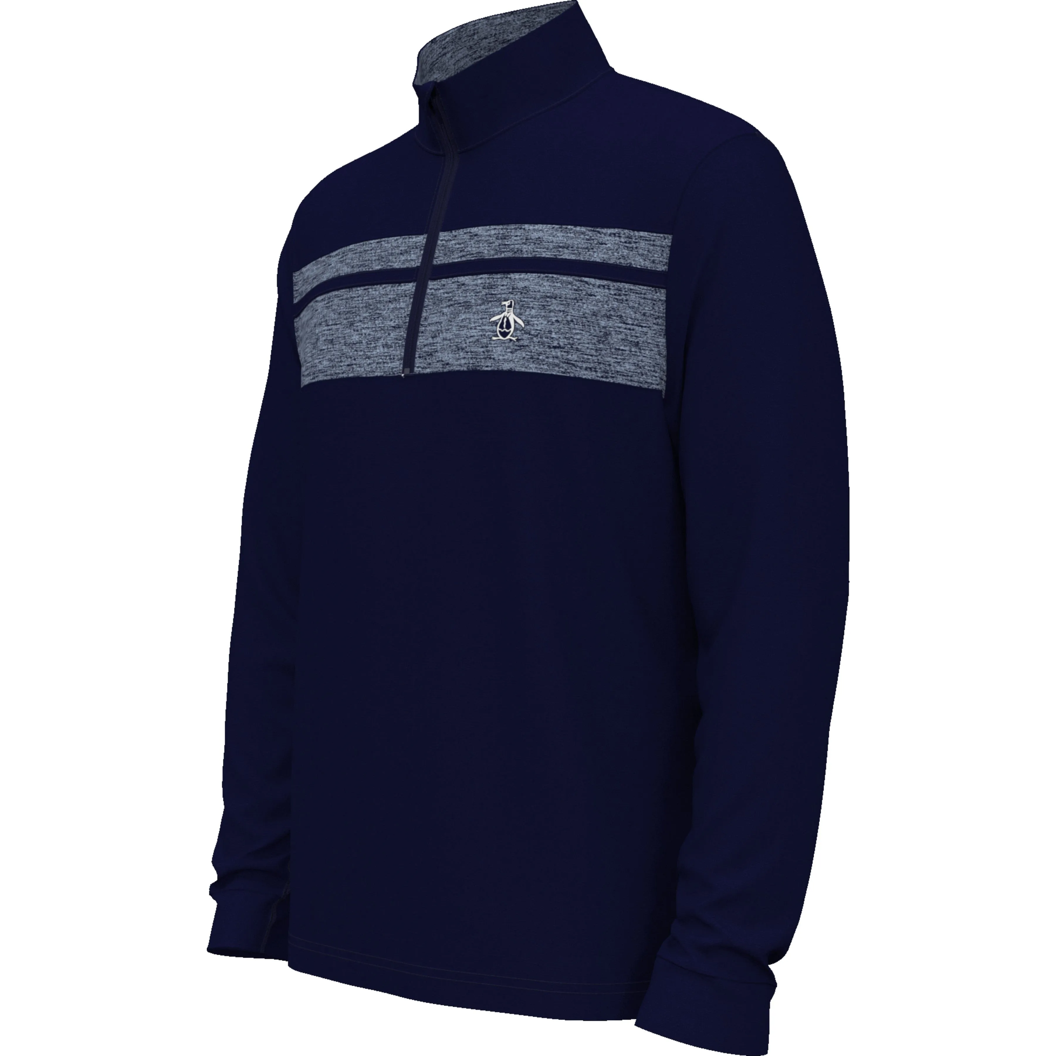 Color Block 1/4 Zip Golf Sweater