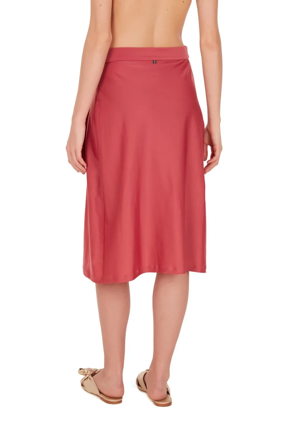 Colors Solid Pareo Skirt