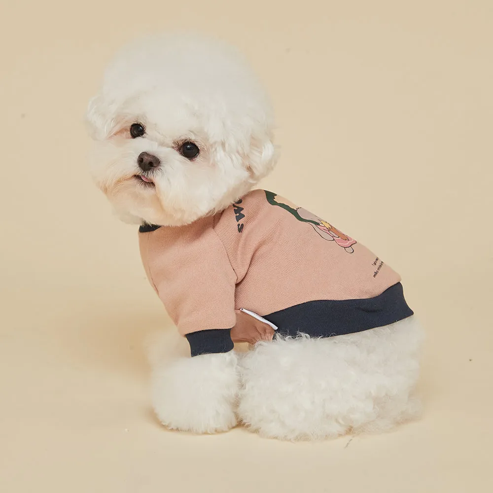 Cozied Up Sweatshirt - Peach