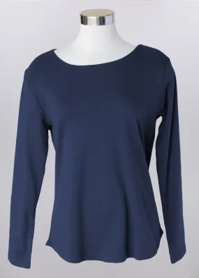 Crew Neck Long-sleeved Tee