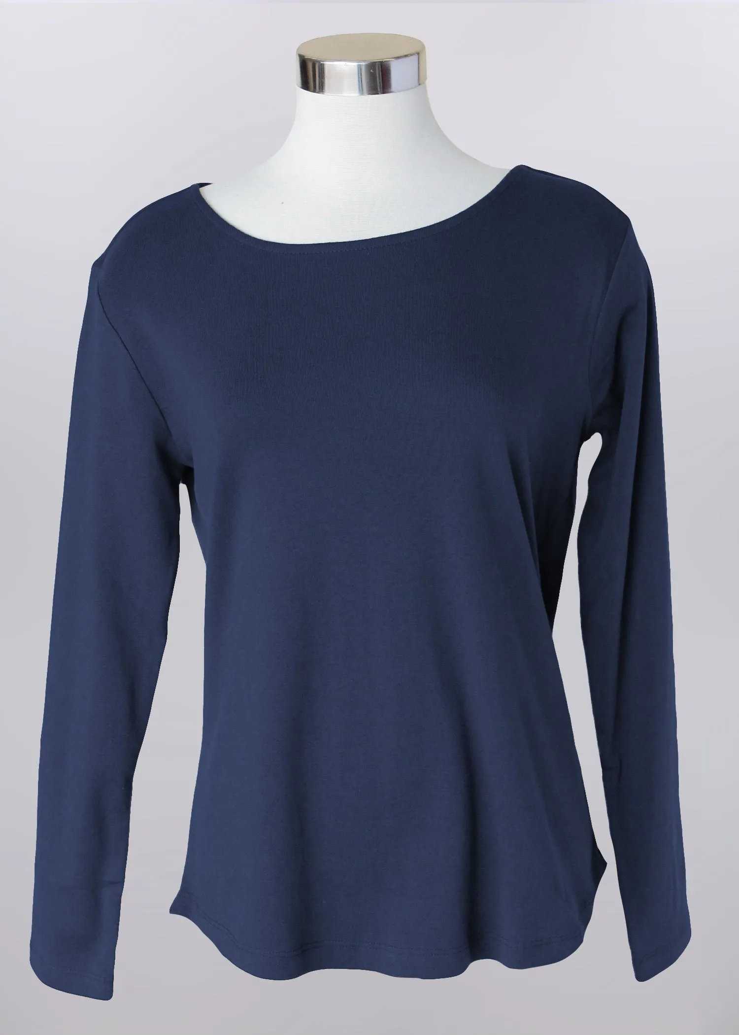 Crew Neck Long-sleeved Tee