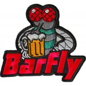 Daniel Smart Barfly Embroidered Iron on Patch, 3.5 x 3.2 inches