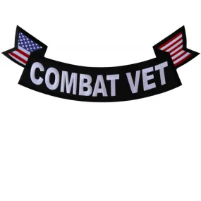 Daniel Smart Combat Vet Rocker Patch, 15 x 6 inches