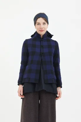 Daniela Gregis -  Cavallo Jacket - Stardust Blue/ Black Check