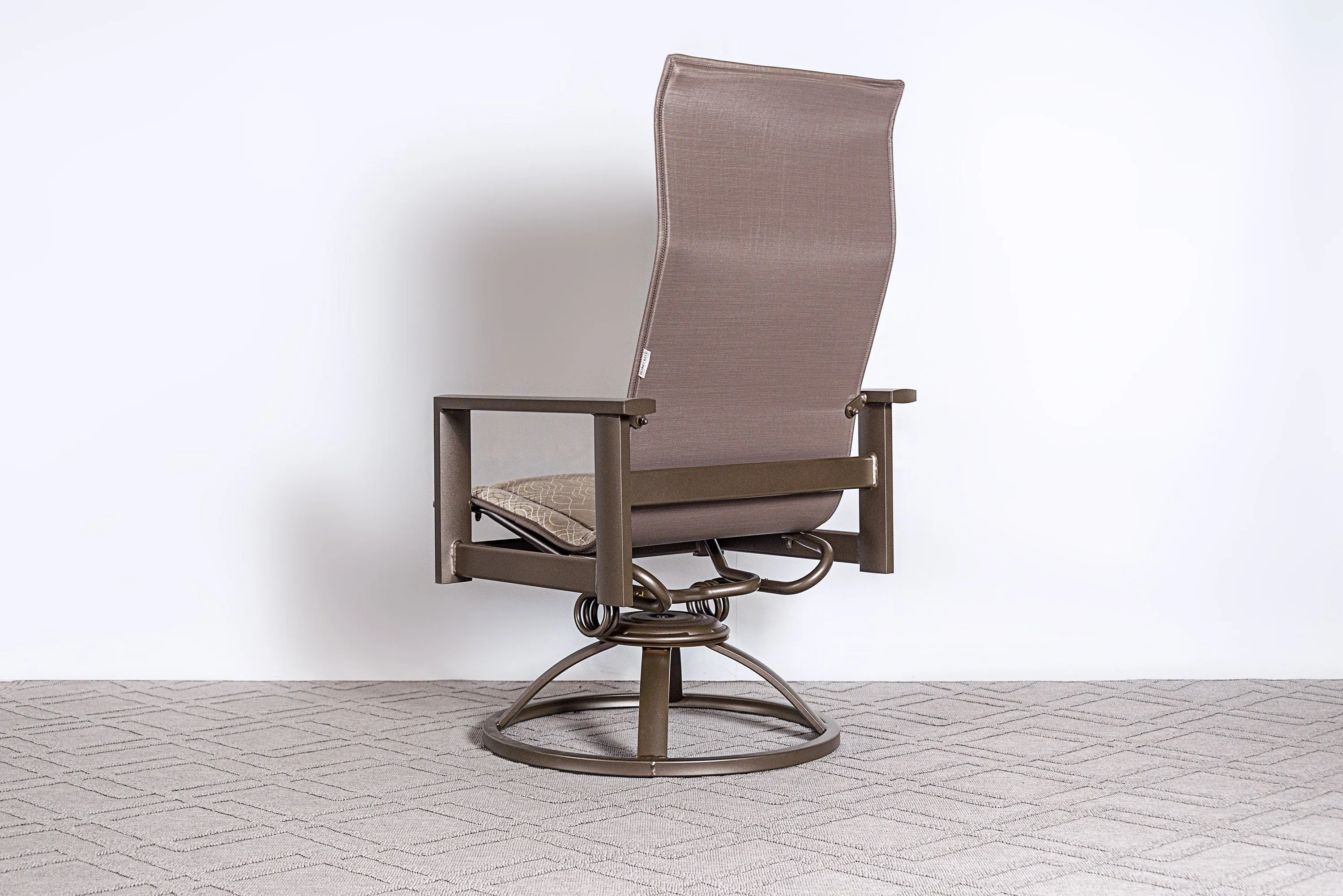 Elements 7pc High Back Padded Sling Dining Set