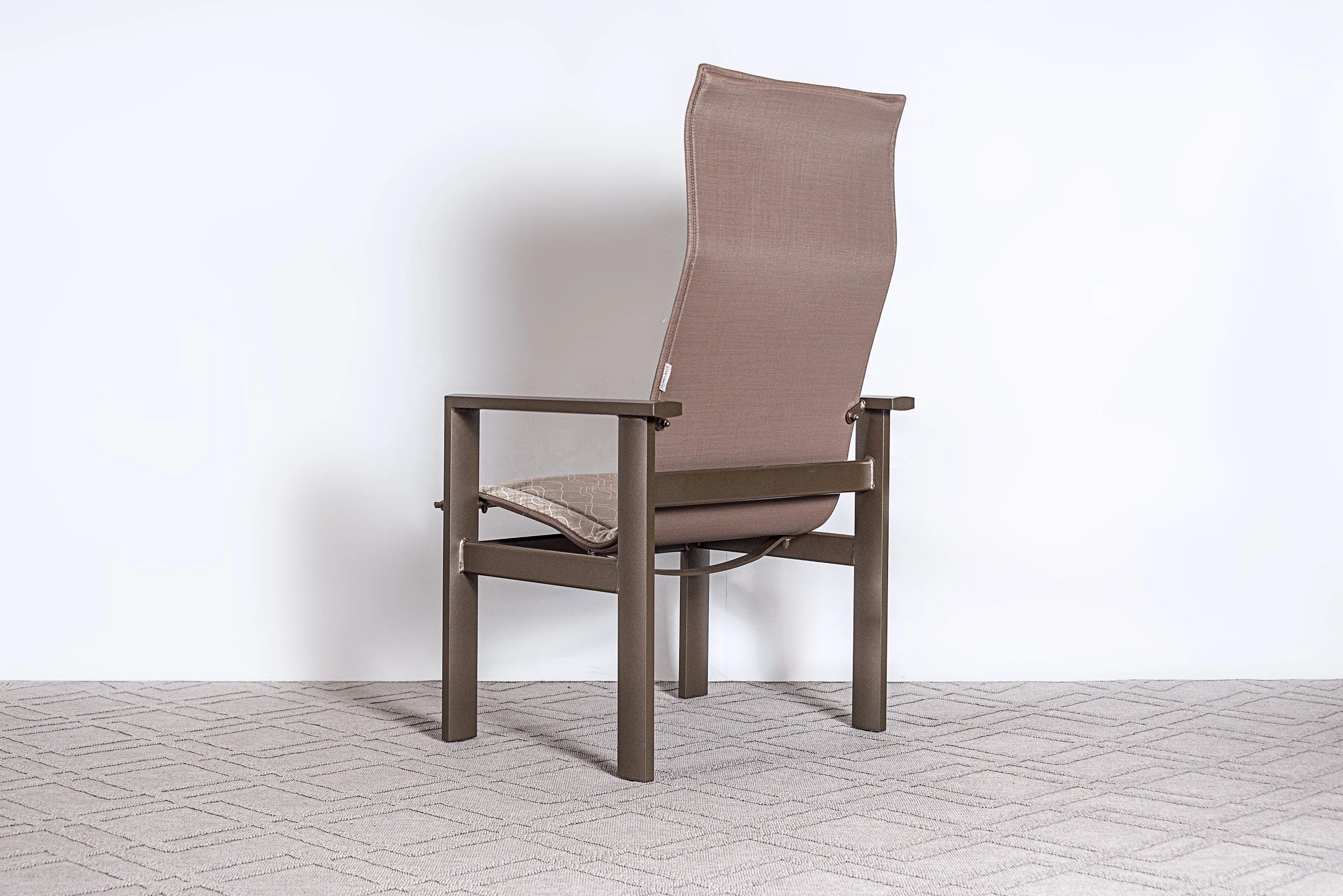 Elements 7pc High Back Padded Sling Dining Set