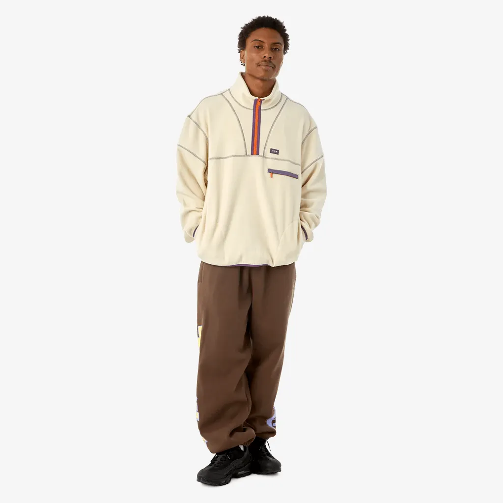 Elysian quarter zip fleece - Bone