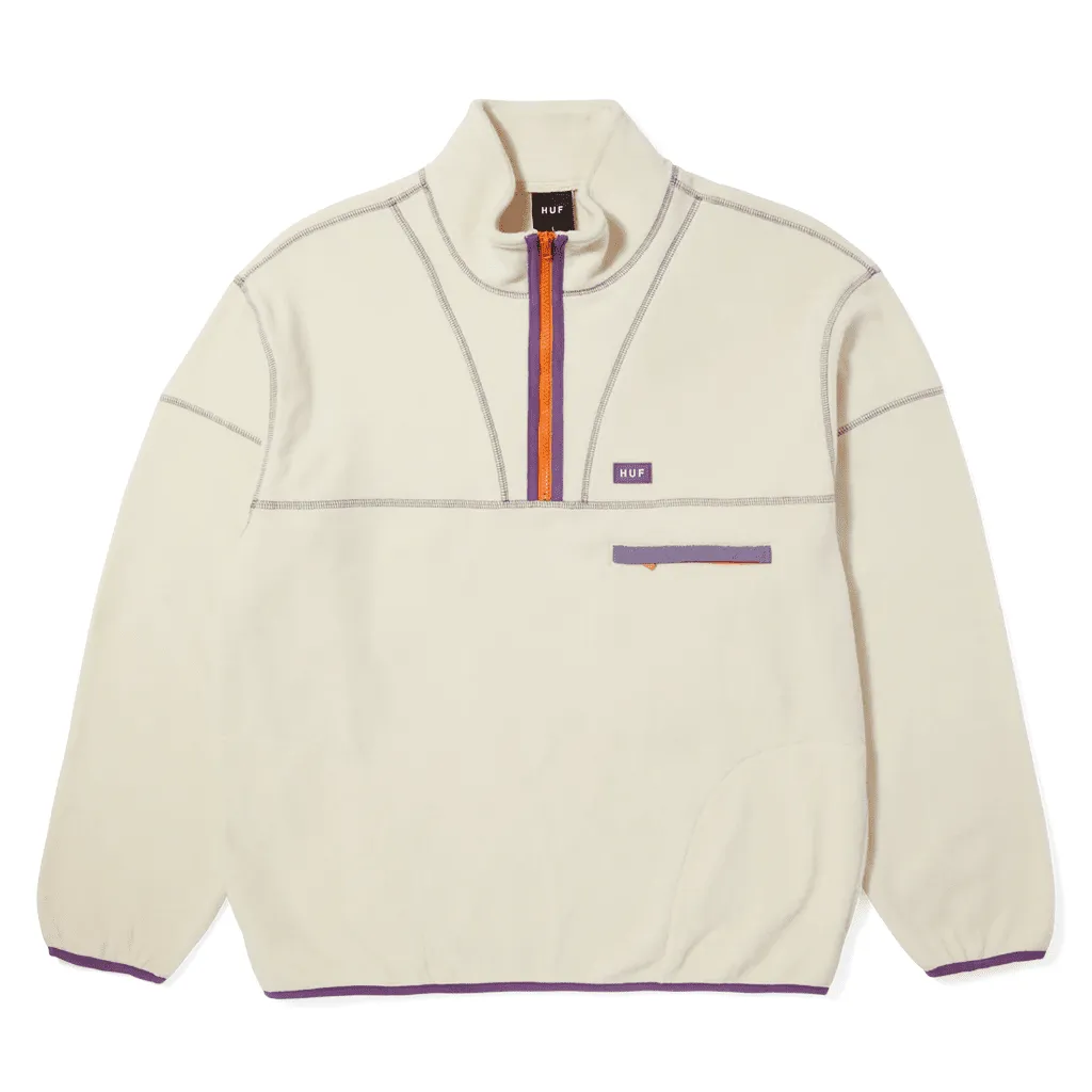 Elysian quarter zip fleece - Bone