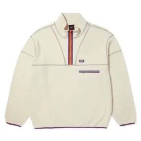 Elysian quarter zip fleece - Bone