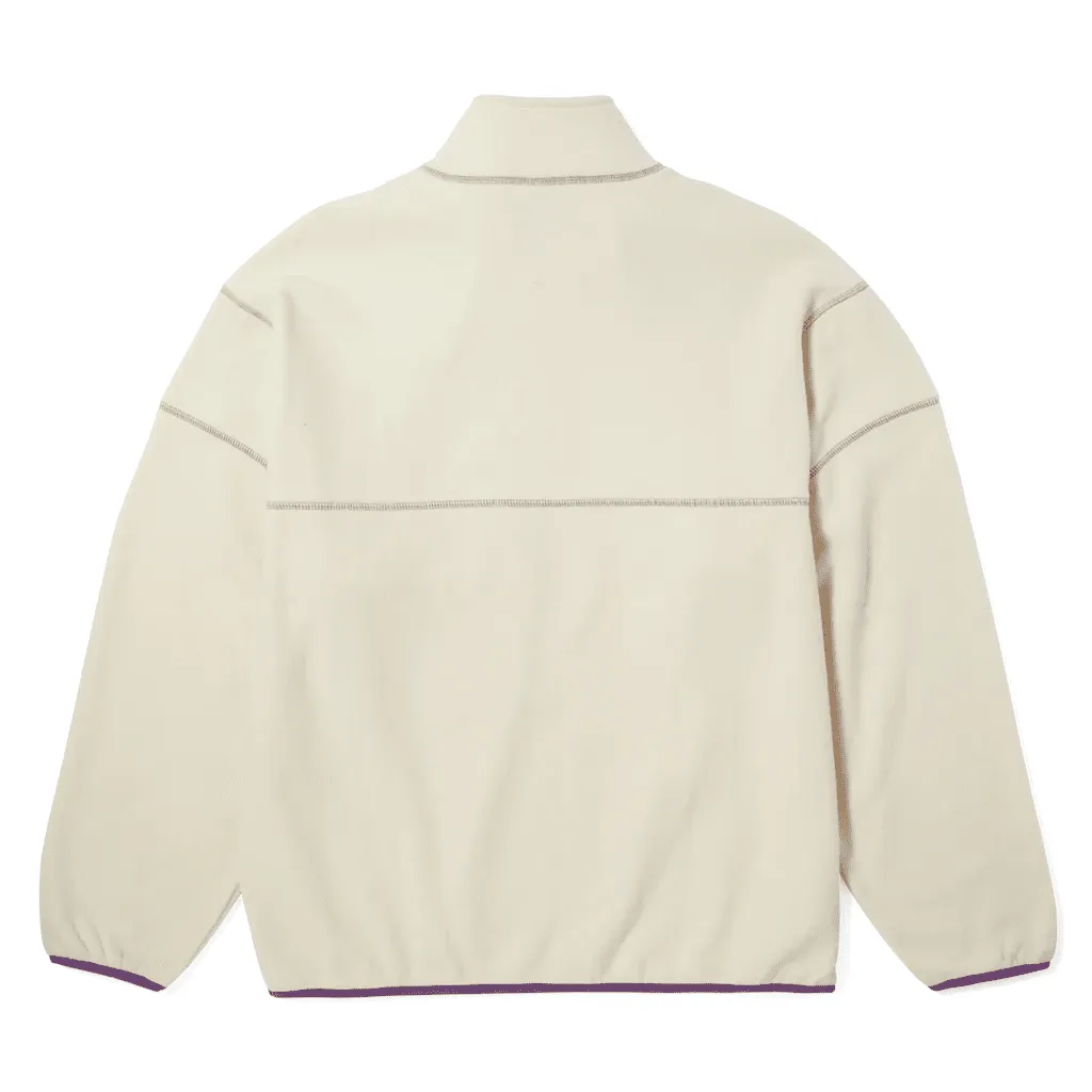Elysian quarter zip fleece - Bone