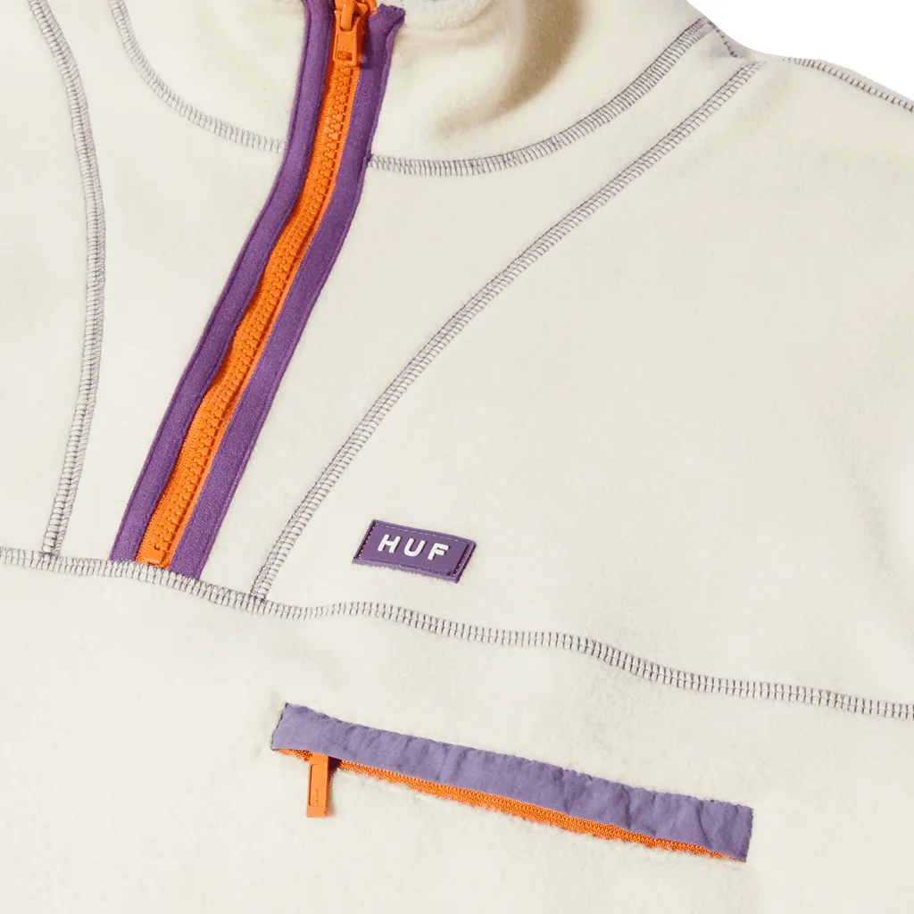 Elysian quarter zip fleece - Bone