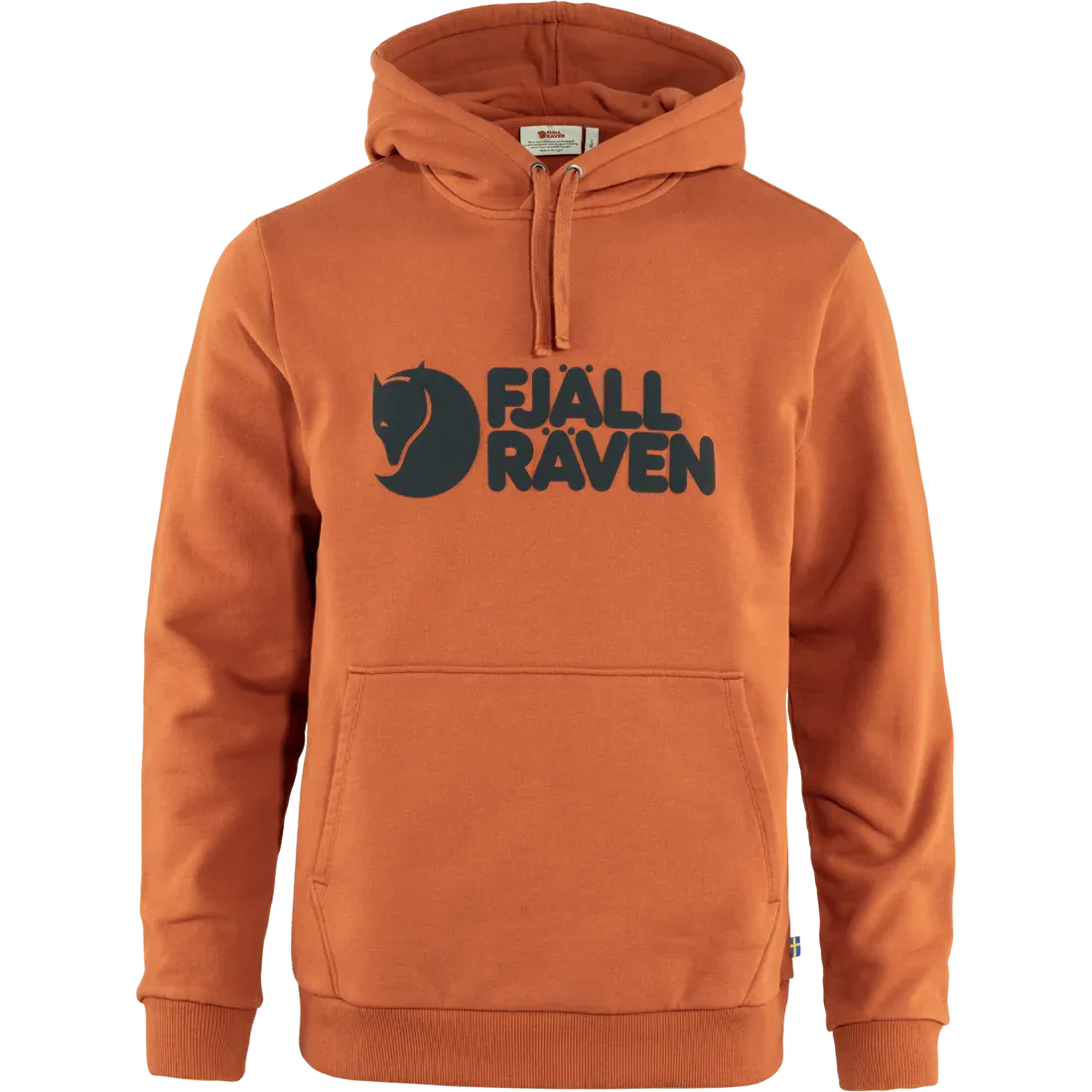 Fjallraven Logo Hoodie - Terracotta Brown