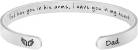   for Women In Memory of Jewelry Gift Sympathy Remembering Loss of One You Loved Cuff Bracelets