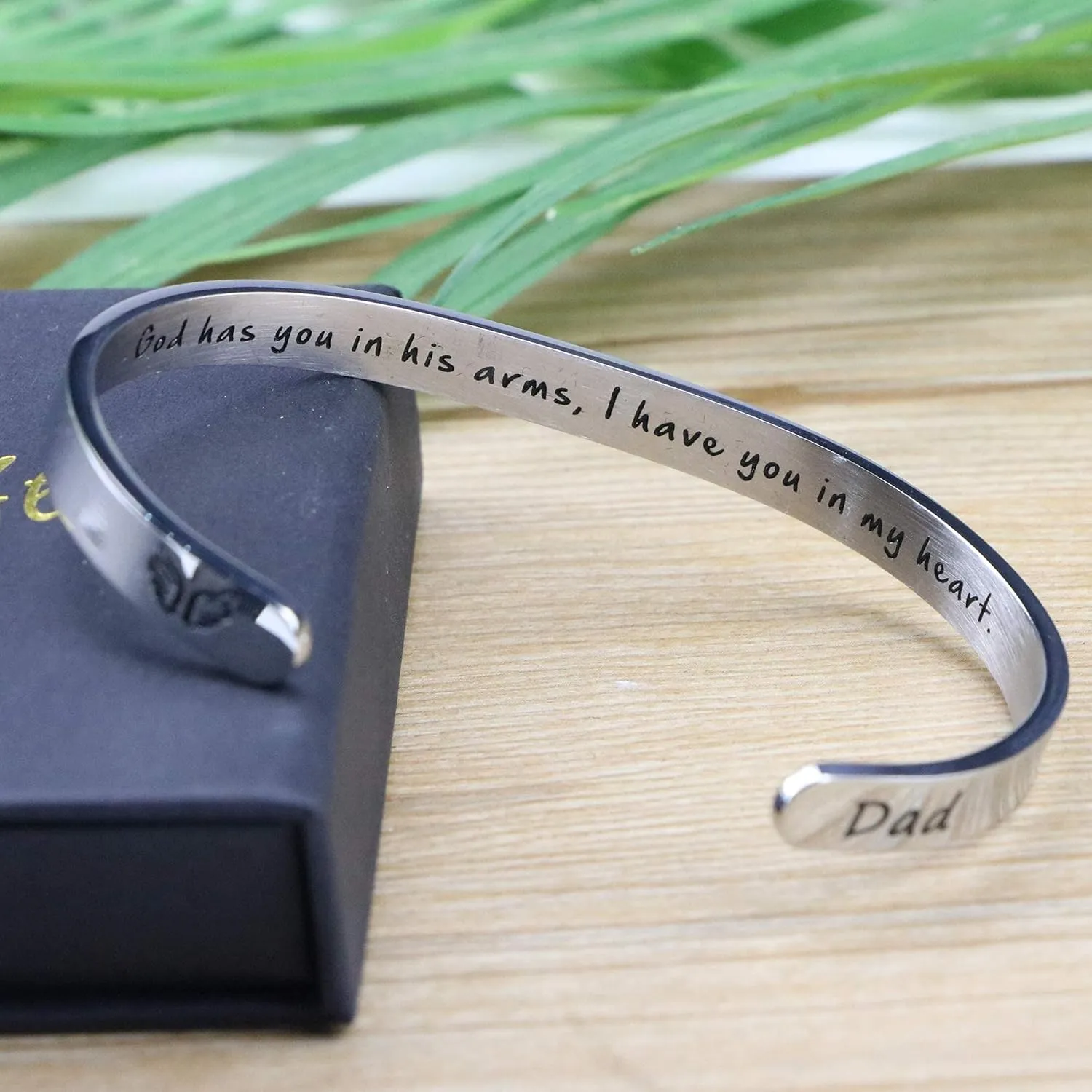   for Women In Memory of Jewelry Gift Sympathy Remembering Loss of One You Loved Cuff Bracelets