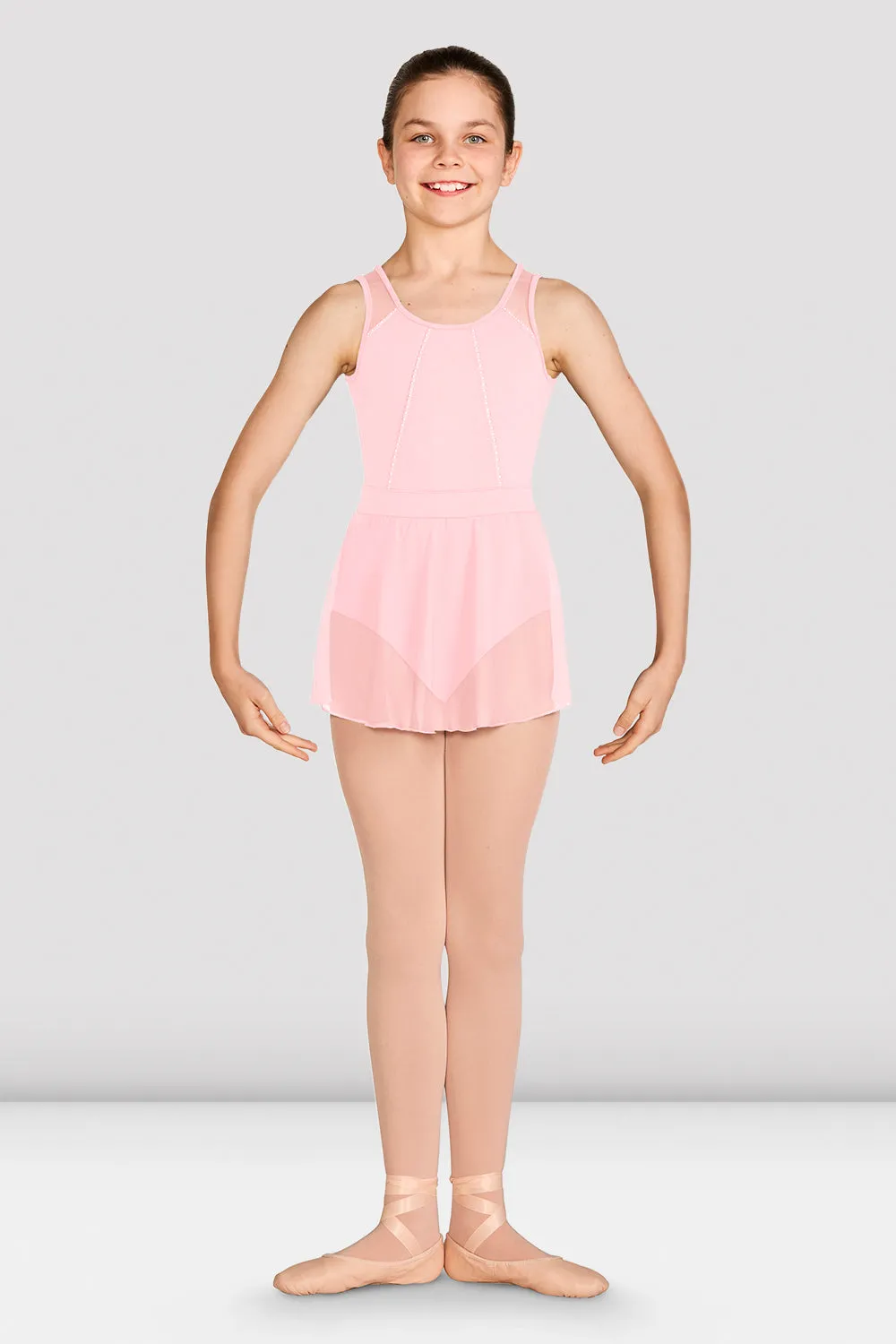 Girls Caidyn Skirted Tank Leotard