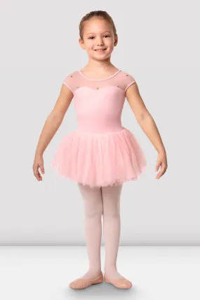 Girls Duchess Cap Sleeve Tutu Dress