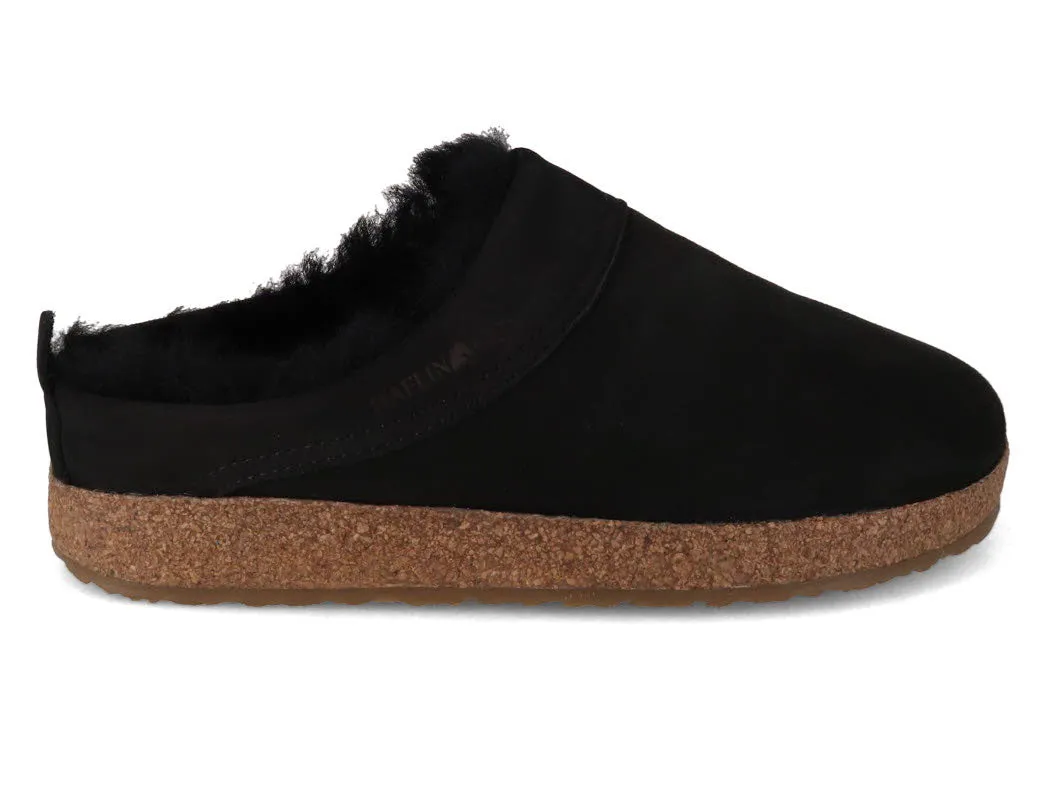 Haflinger Snowbird Shearling Slipper - Black