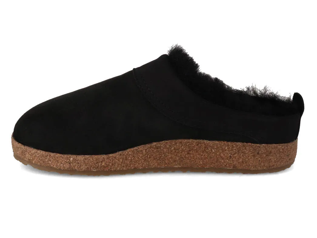Haflinger Snowbird Shearling Slipper - Black