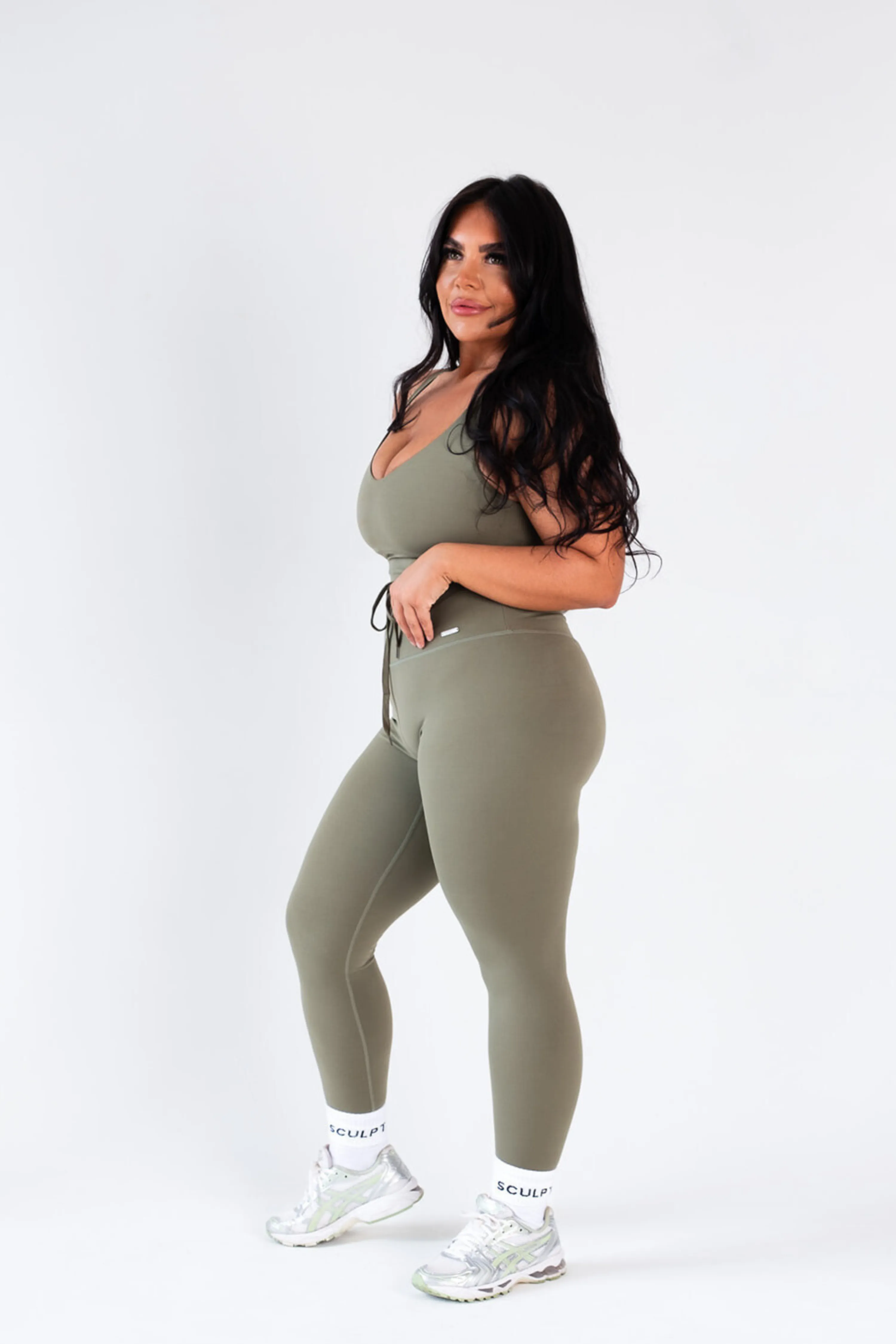 High Waisted Leggings Fern
